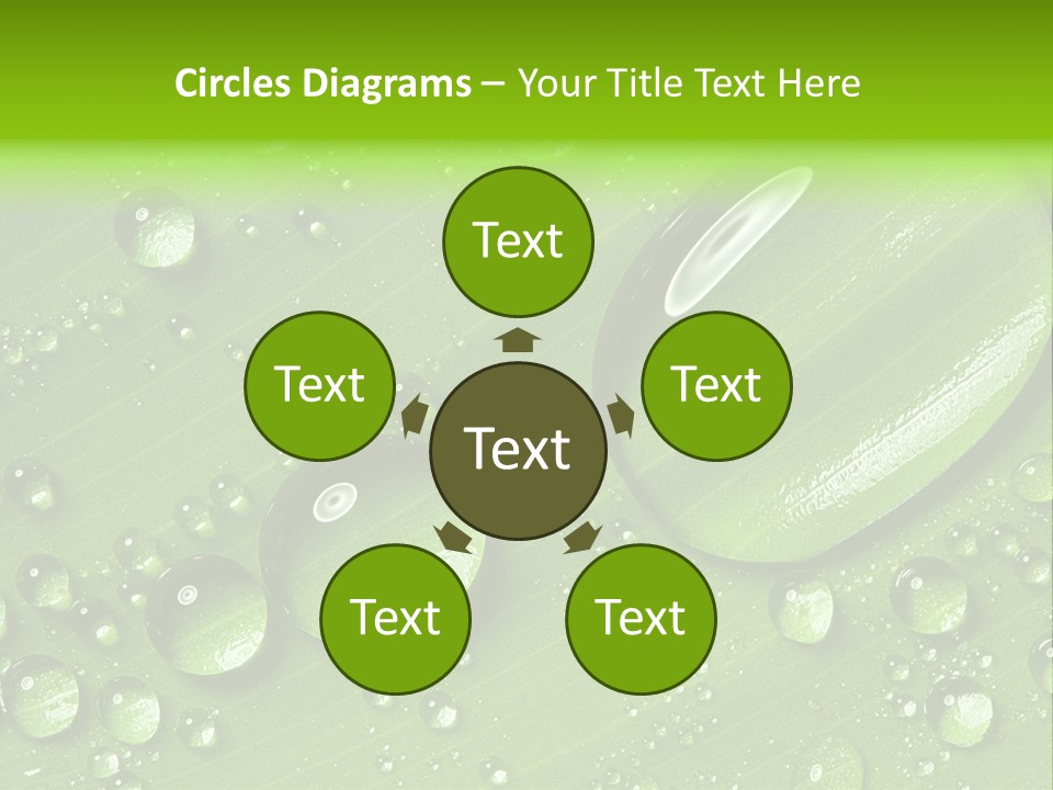 Summer Plant Dew PowerPoint Template