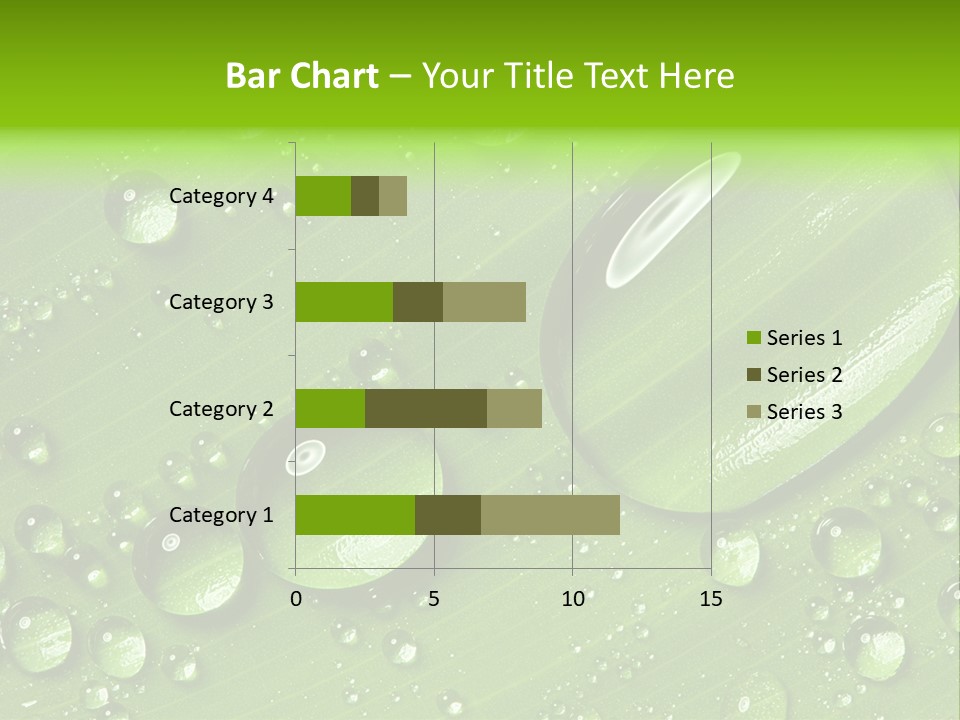 Summer Plant Dew PowerPoint Template