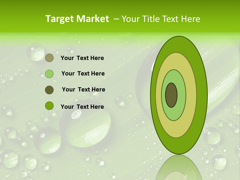 Summer Plant Dew PowerPoint Template