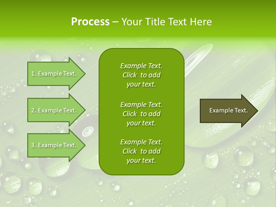 Summer Plant Dew PowerPoint Template