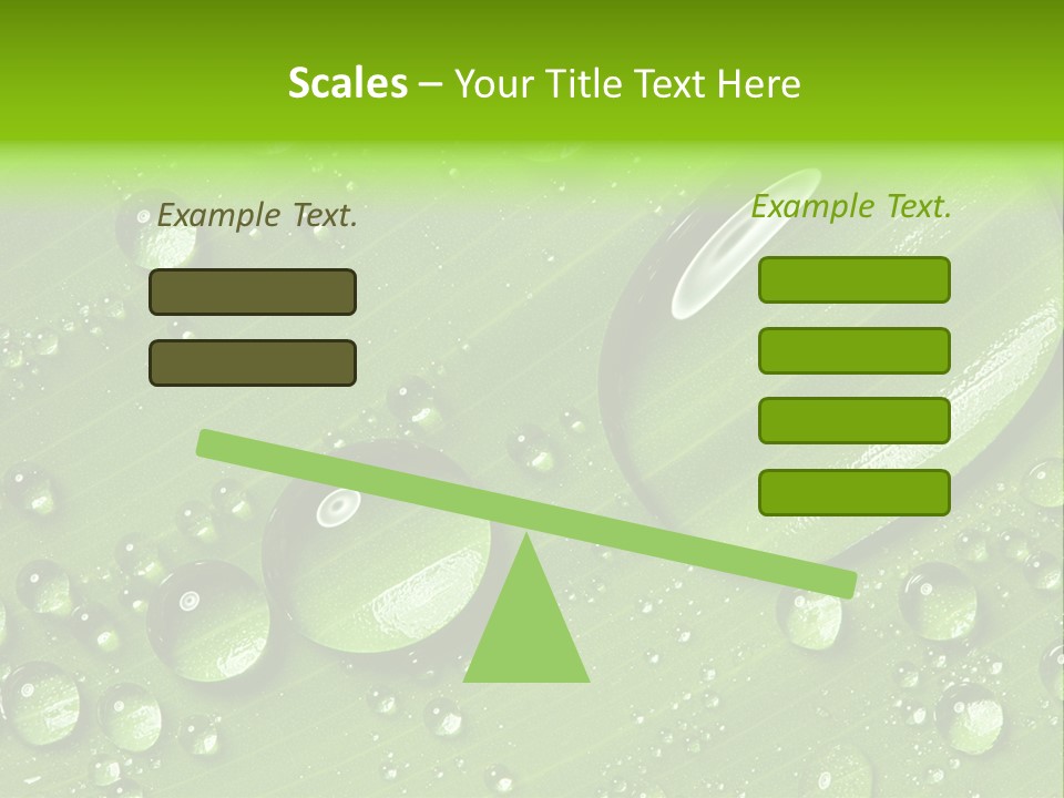 Summer Plant Dew PowerPoint Template