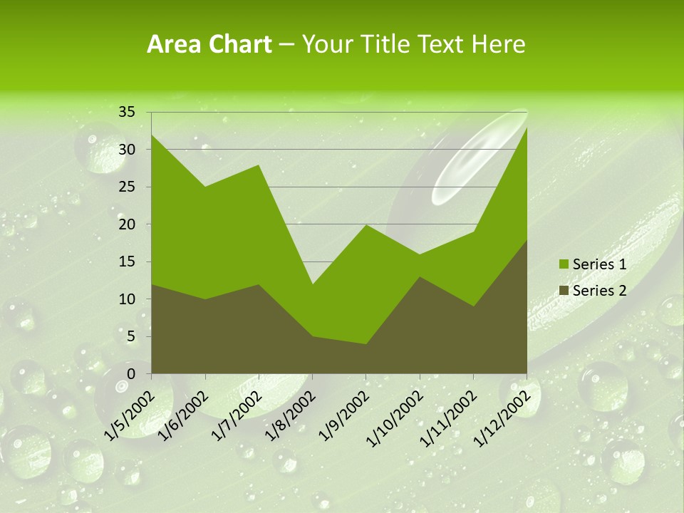 Summer Plant Dew PowerPoint Template