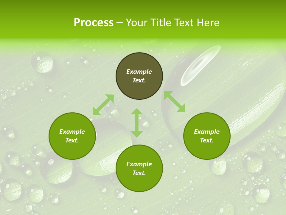 Summer Plant Dew PowerPoint Template