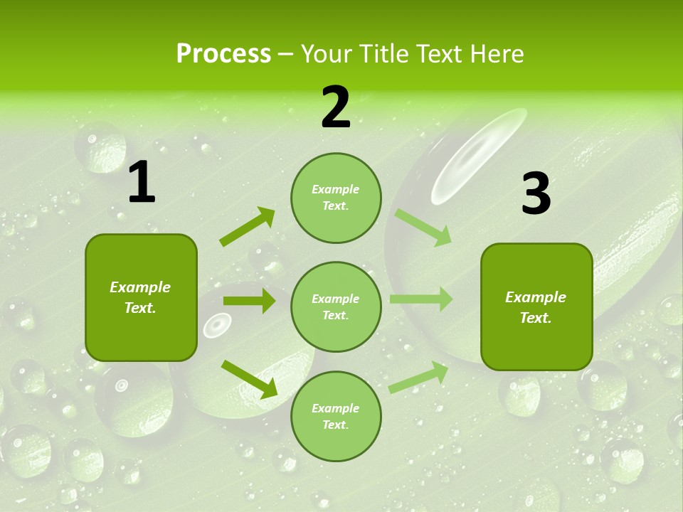 Summer Plant Dew PowerPoint Template