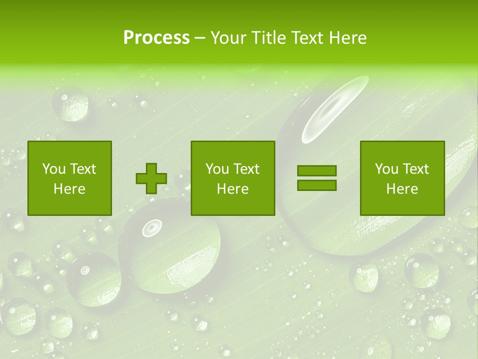 Summer Plant Dew PowerPoint Template
