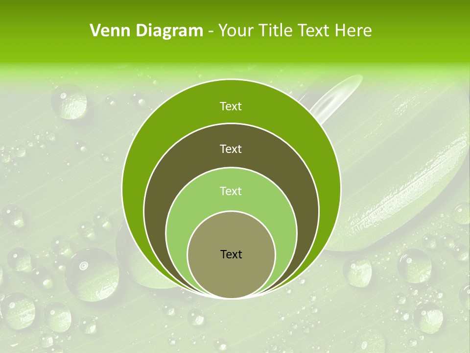 Summer Plant Dew PowerPoint Template