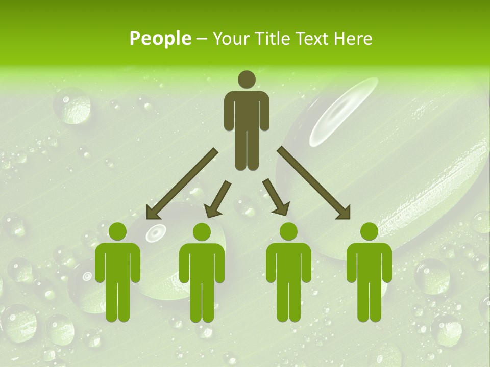 Summer Plant Dew PowerPoint Template