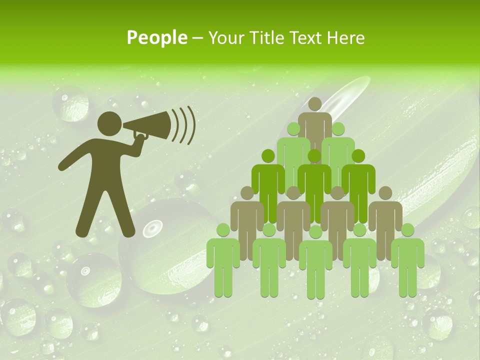 Summer Plant Dew PowerPoint Template