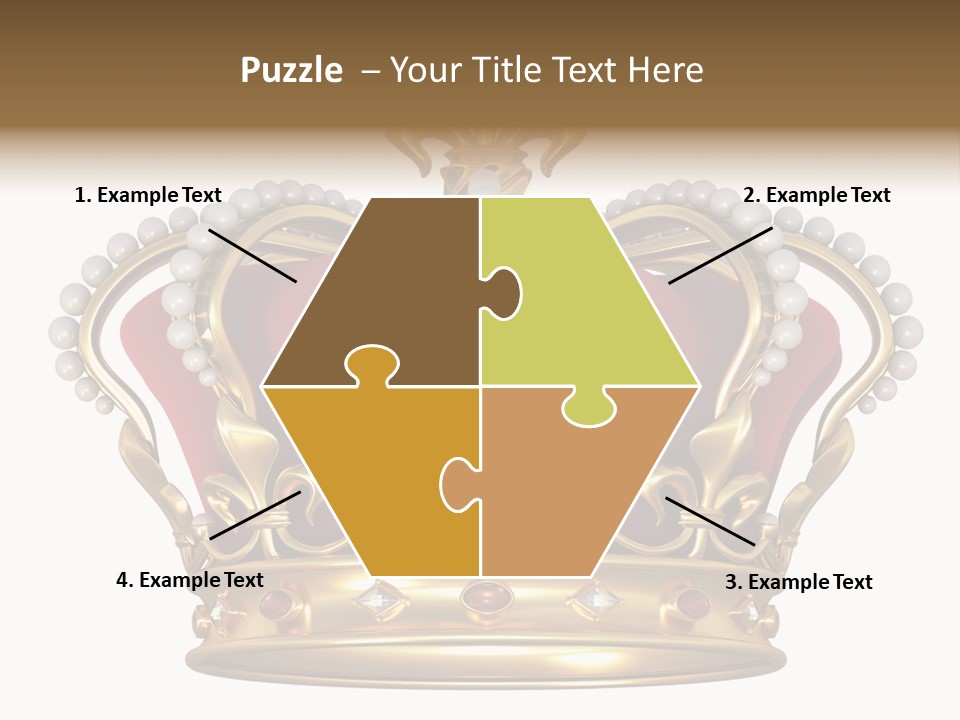 Shiny Isolated King PowerPoint Template