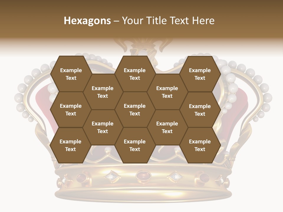 Shiny Isolated King PowerPoint Template