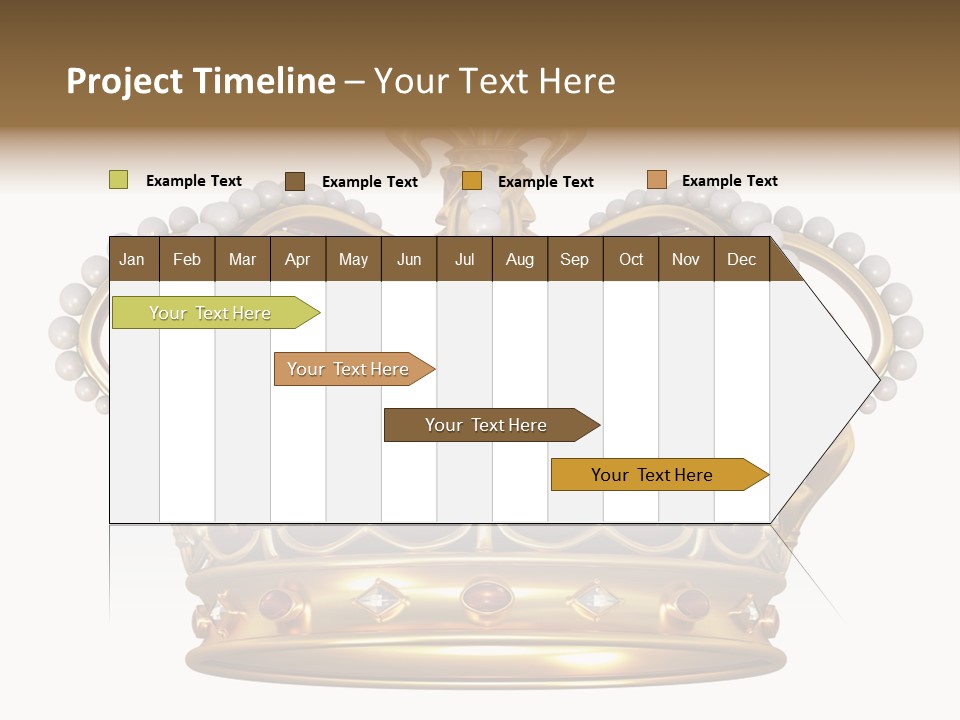 Shiny Isolated King PowerPoint Template
