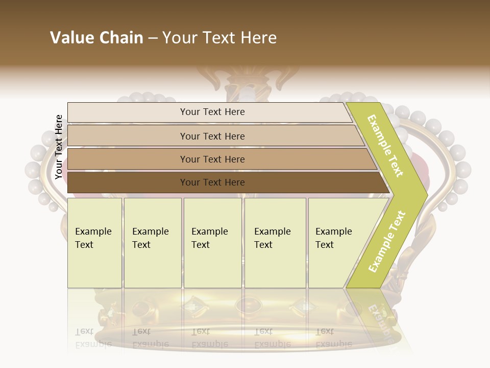 Shiny Isolated King PowerPoint Template