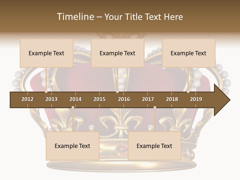 Shiny Isolated King PowerPoint Template