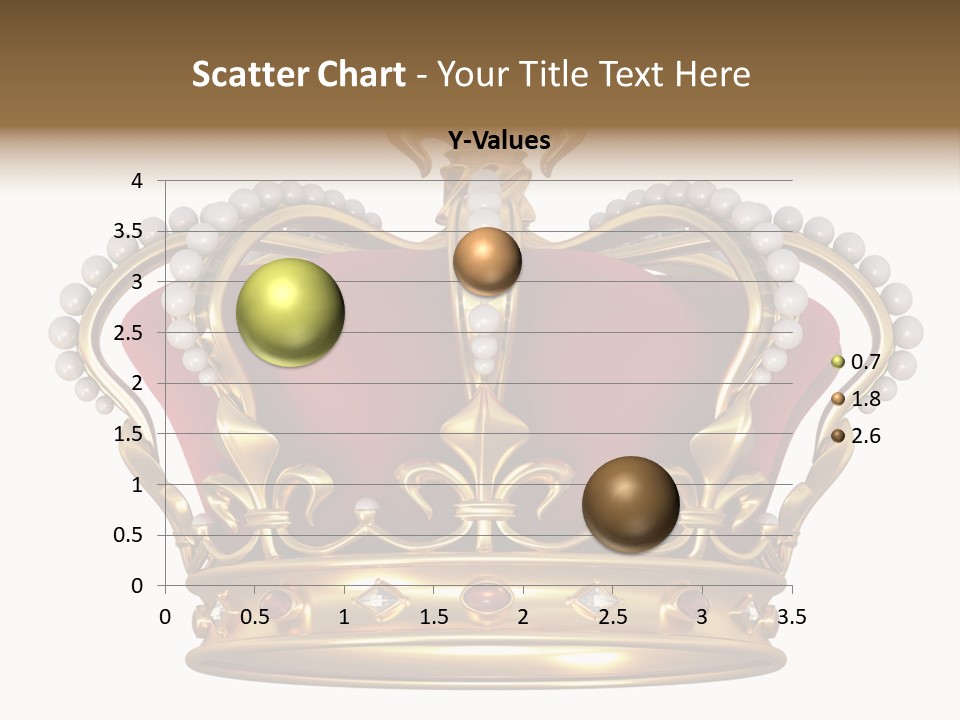 Shiny Isolated King PowerPoint Template