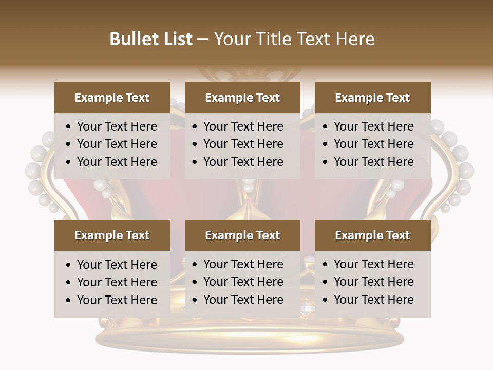 Shiny Isolated King PowerPoint Template