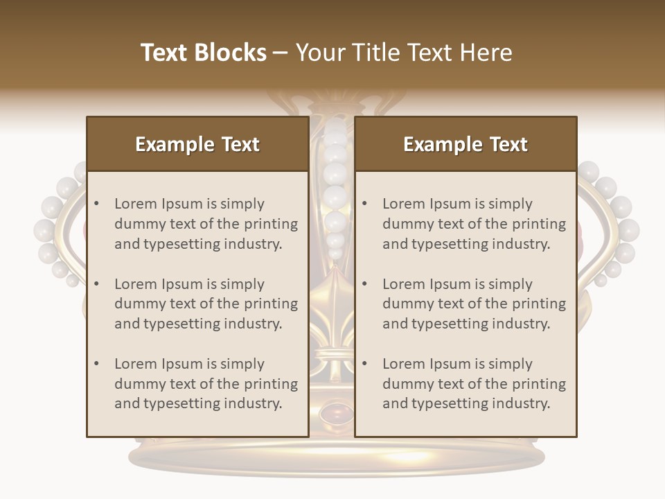Shiny Isolated King PowerPoint Template