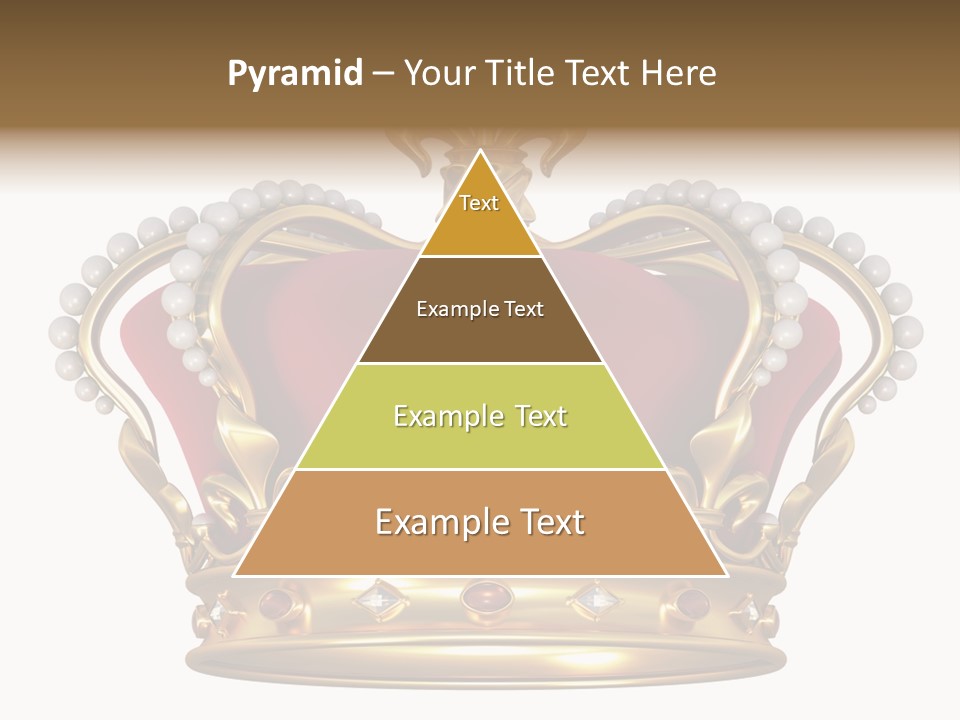 Shiny Isolated King PowerPoint Template