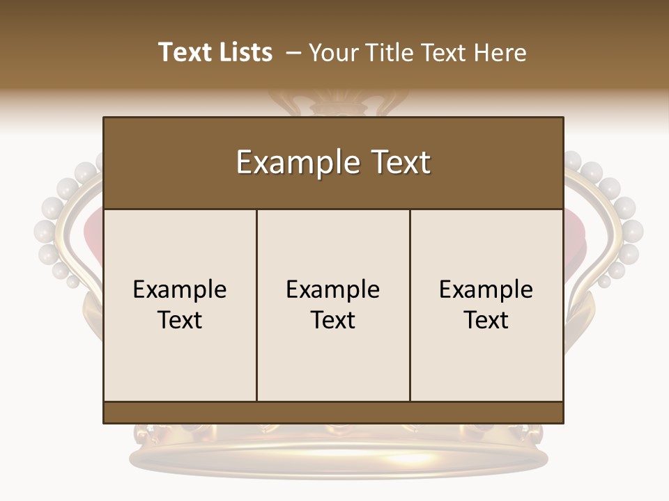 Shiny Isolated King PowerPoint Template