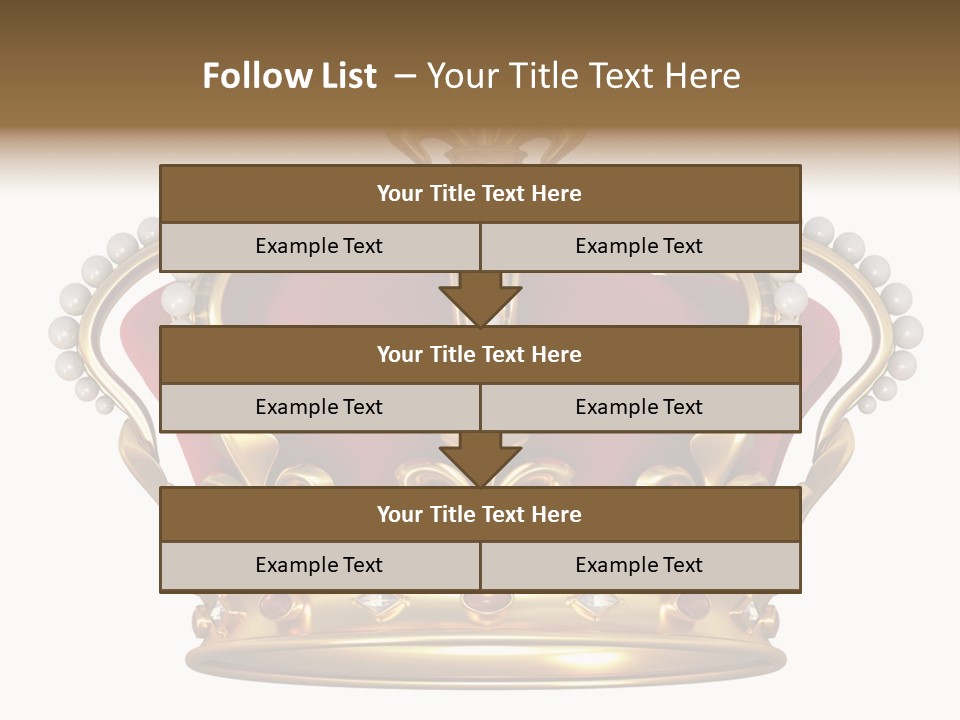 Shiny Isolated King PowerPoint Template