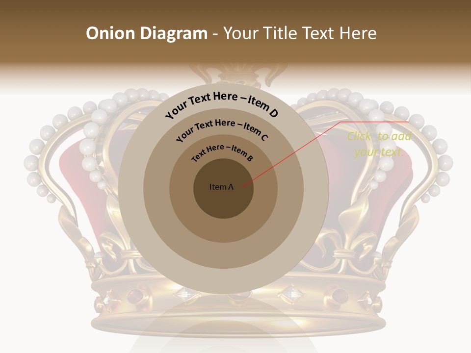 Shiny Isolated King PowerPoint Template