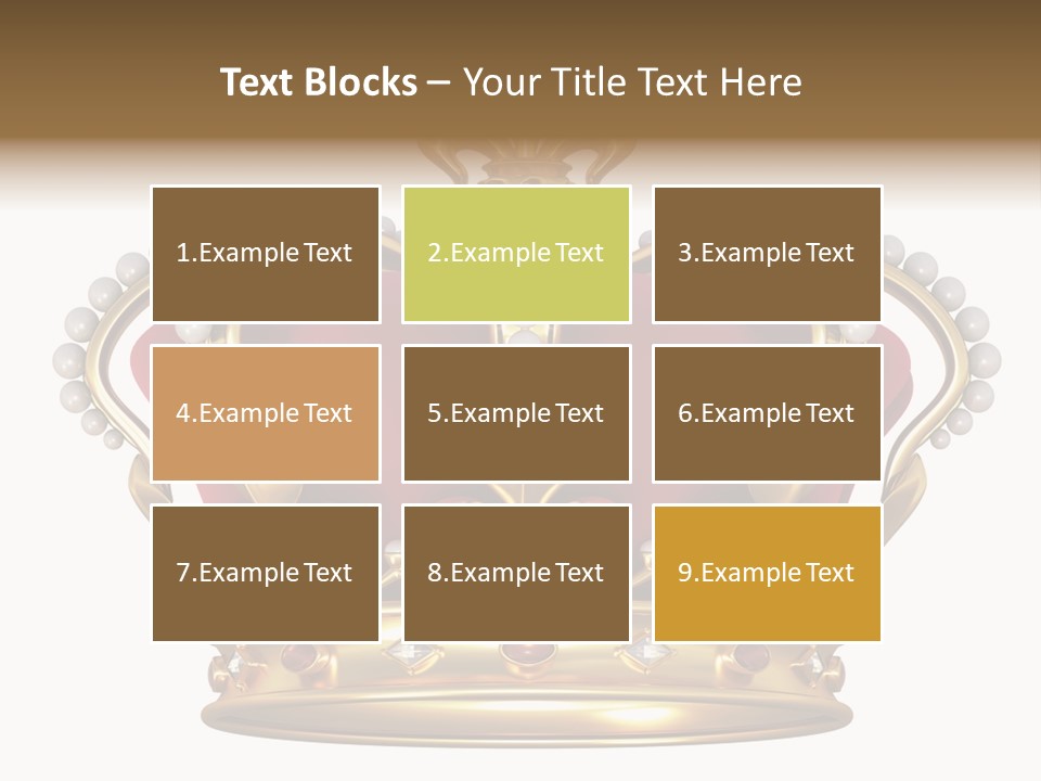 Shiny Isolated King PowerPoint Template