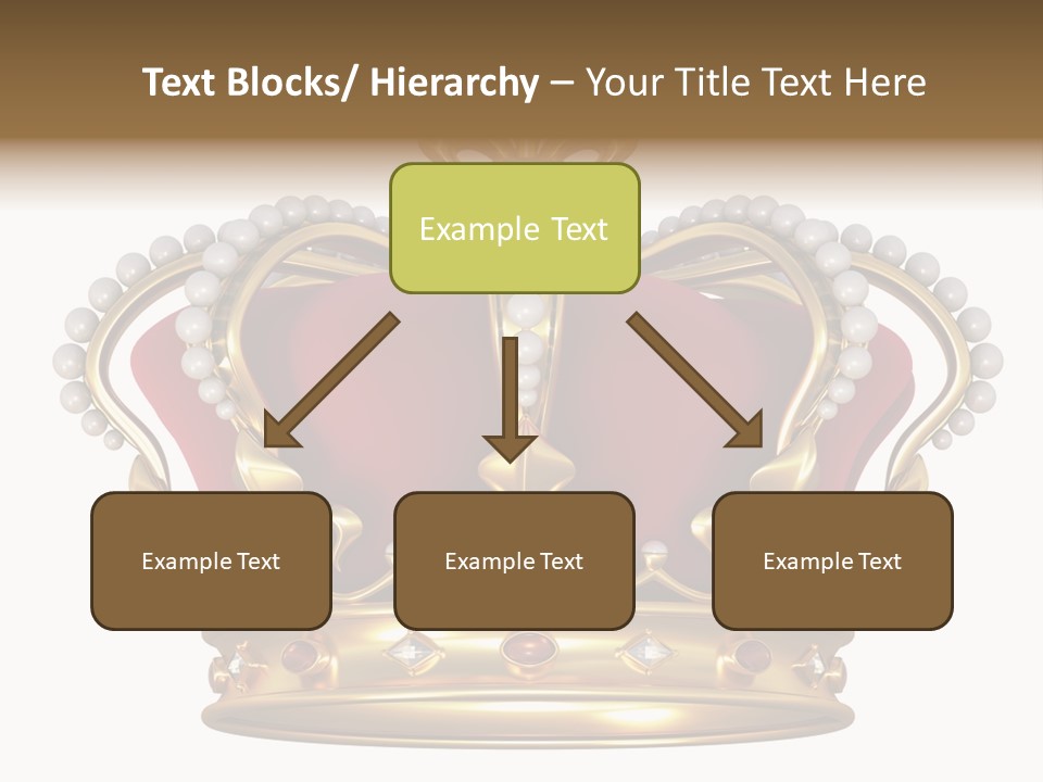 Shiny Isolated King PowerPoint Template