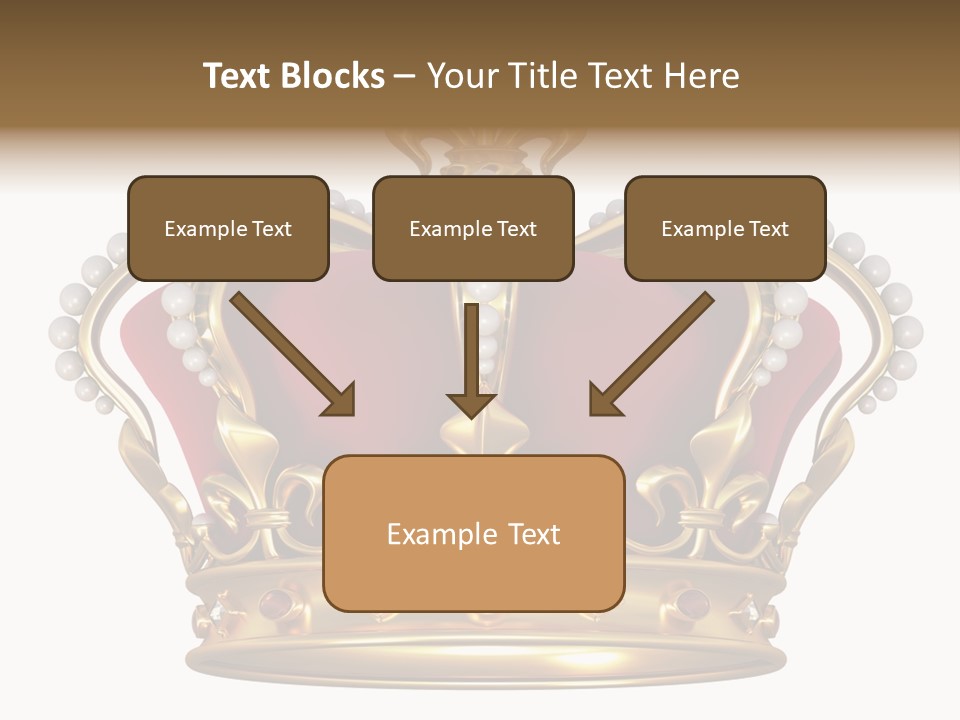 Shiny Isolated King PowerPoint Template