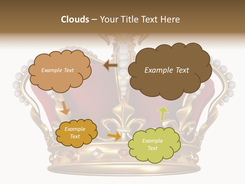 Shiny Isolated King PowerPoint Template