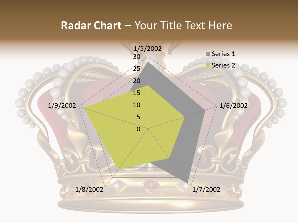 Shiny Isolated King PowerPoint Template