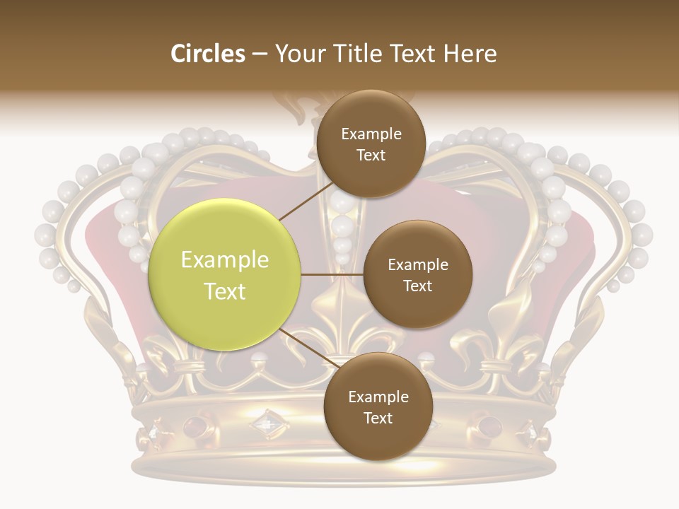 Shiny Isolated King PowerPoint Template