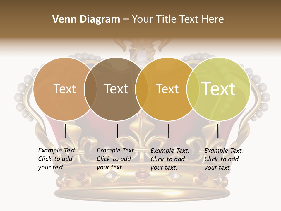 Shiny Isolated King PowerPoint Template