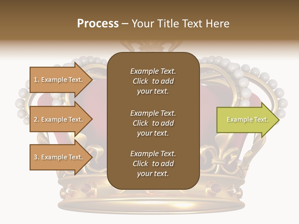 Shiny Isolated King PowerPoint Template