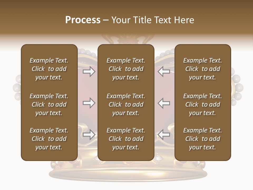 Shiny Isolated King PowerPoint Template