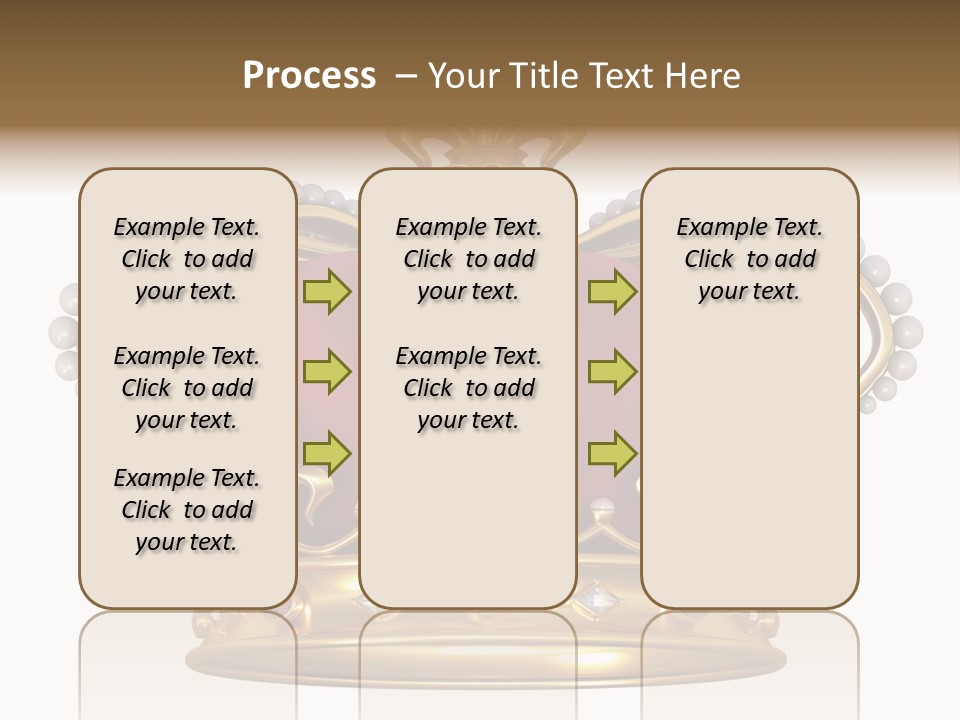 Shiny Isolated King PowerPoint Template