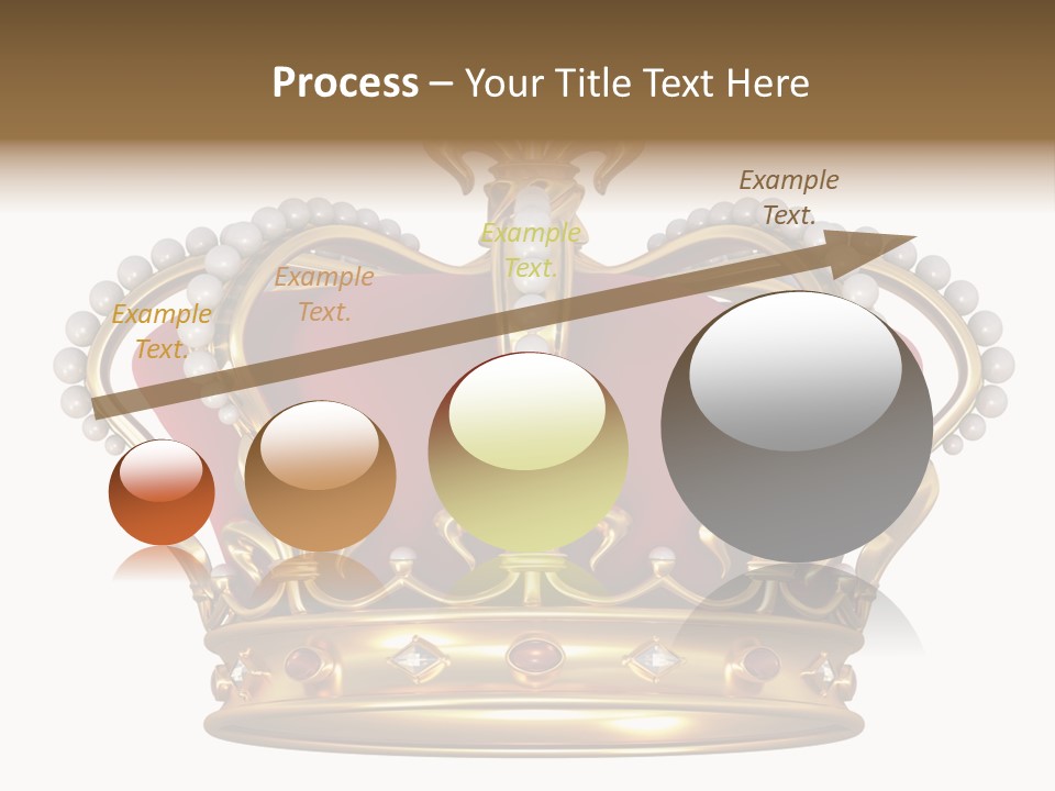 Shiny Isolated King PowerPoint Template