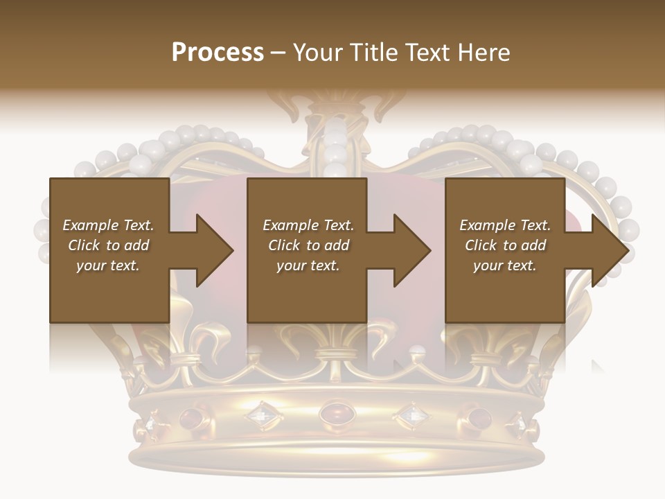 Shiny Isolated King PowerPoint Template