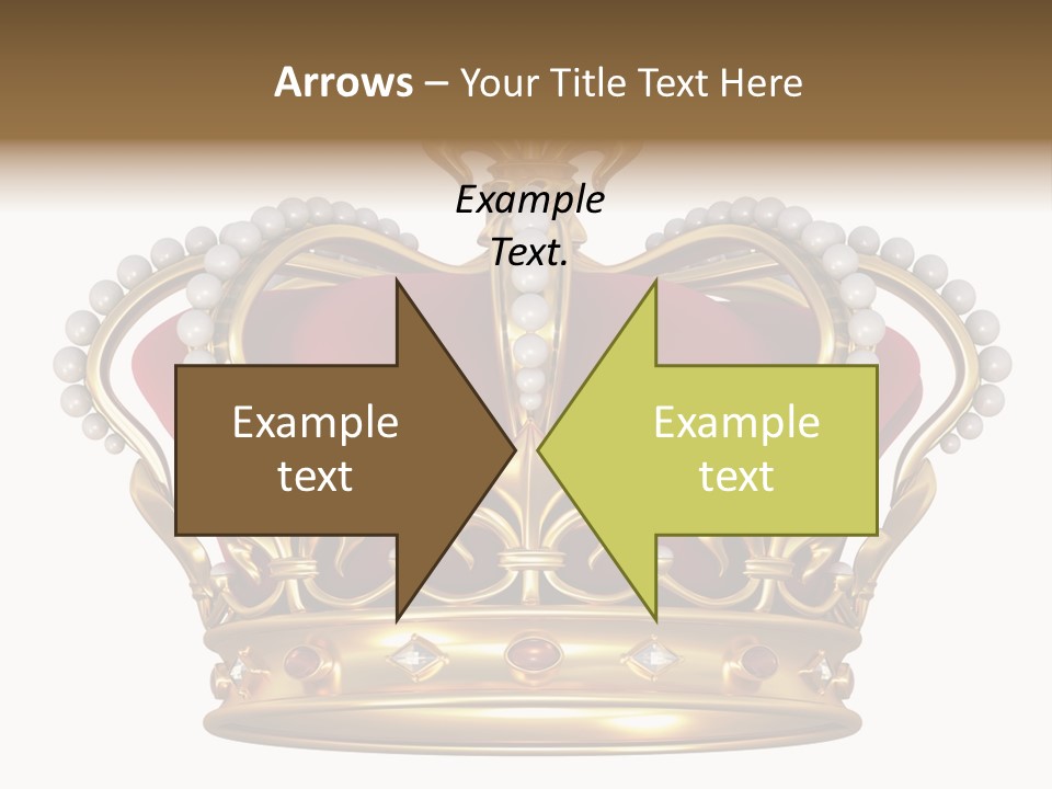 Shiny Isolated King PowerPoint Template