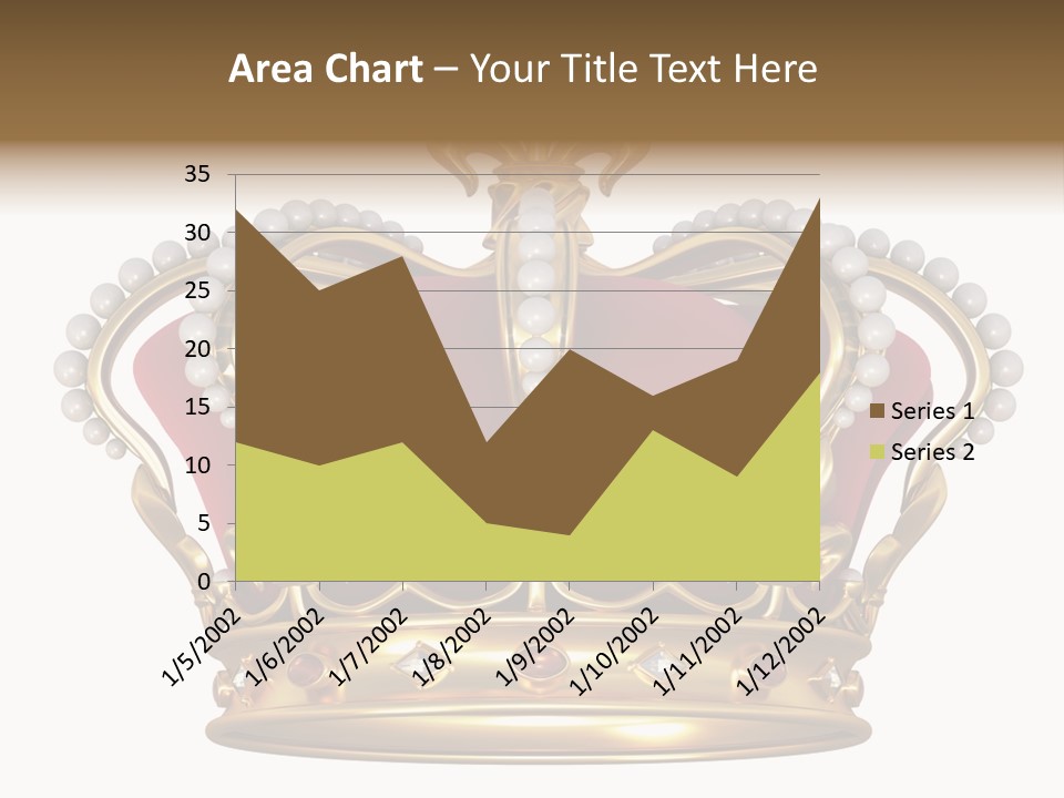 Shiny Isolated King PowerPoint Template