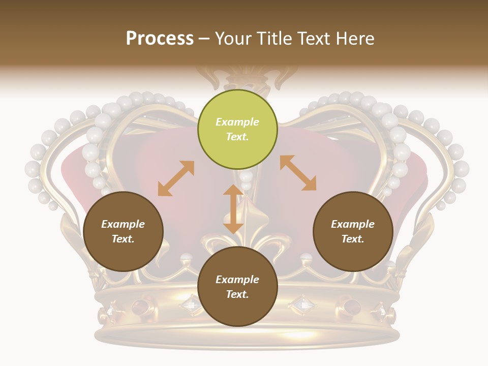 Shiny Isolated King PowerPoint Template
