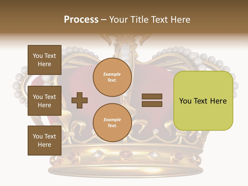 Shiny Isolated King PowerPoint Template