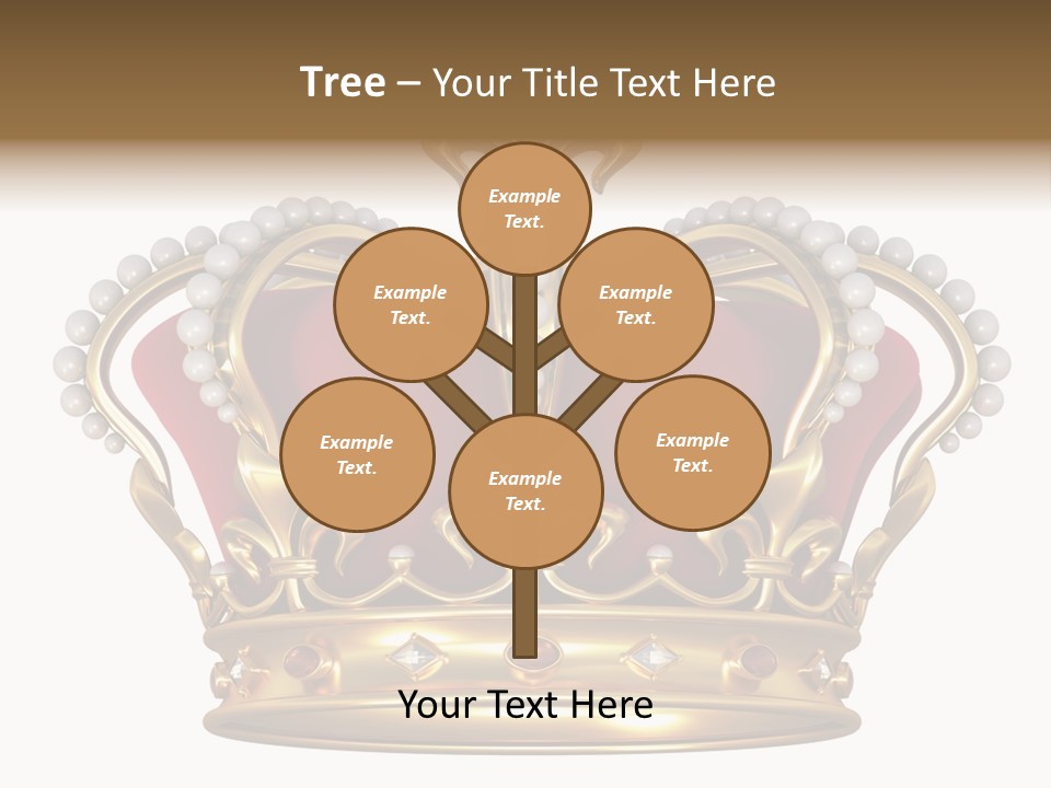 Shiny Isolated King PowerPoint Template