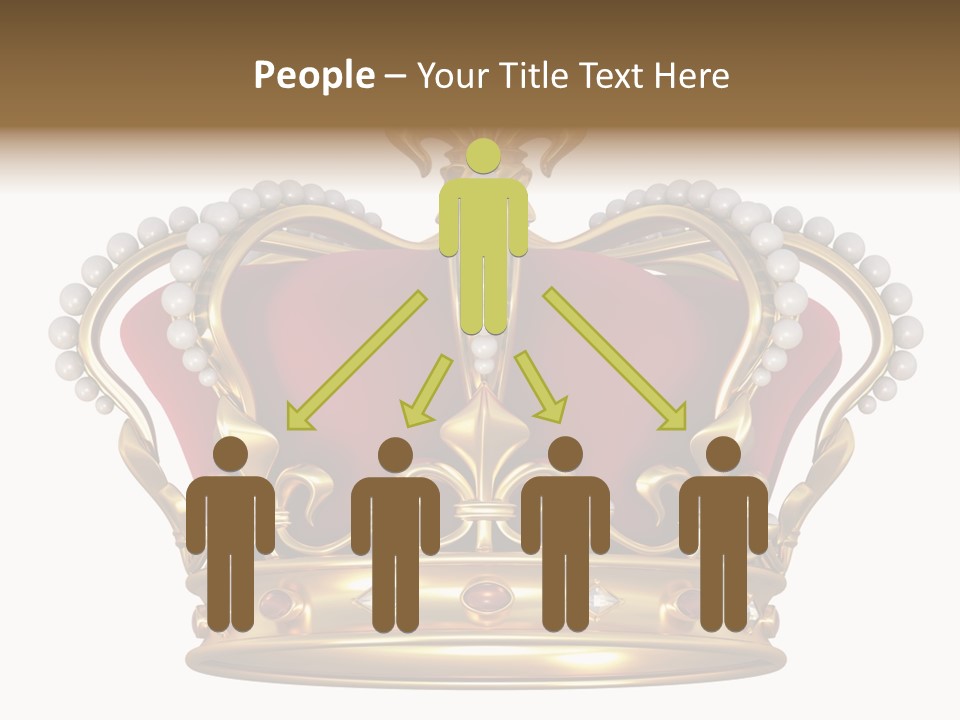 Shiny Isolated King PowerPoint Template