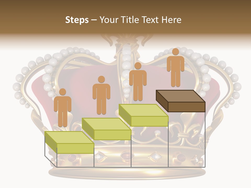 Shiny Isolated King PowerPoint Template