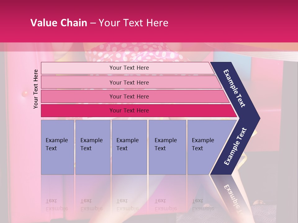 Infantile Woman Diner PowerPoint Template