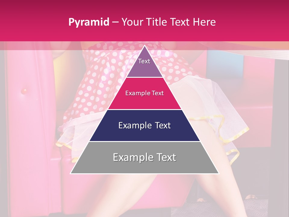 Infantile Woman Diner PowerPoint Template