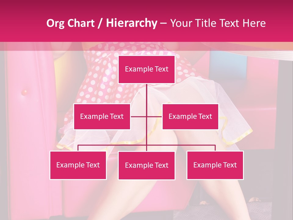 Infantile Woman Diner PowerPoint Template