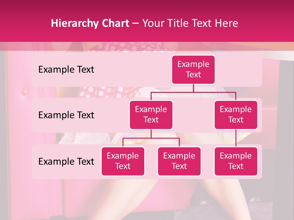 Infantile Woman Diner PowerPoint Template
