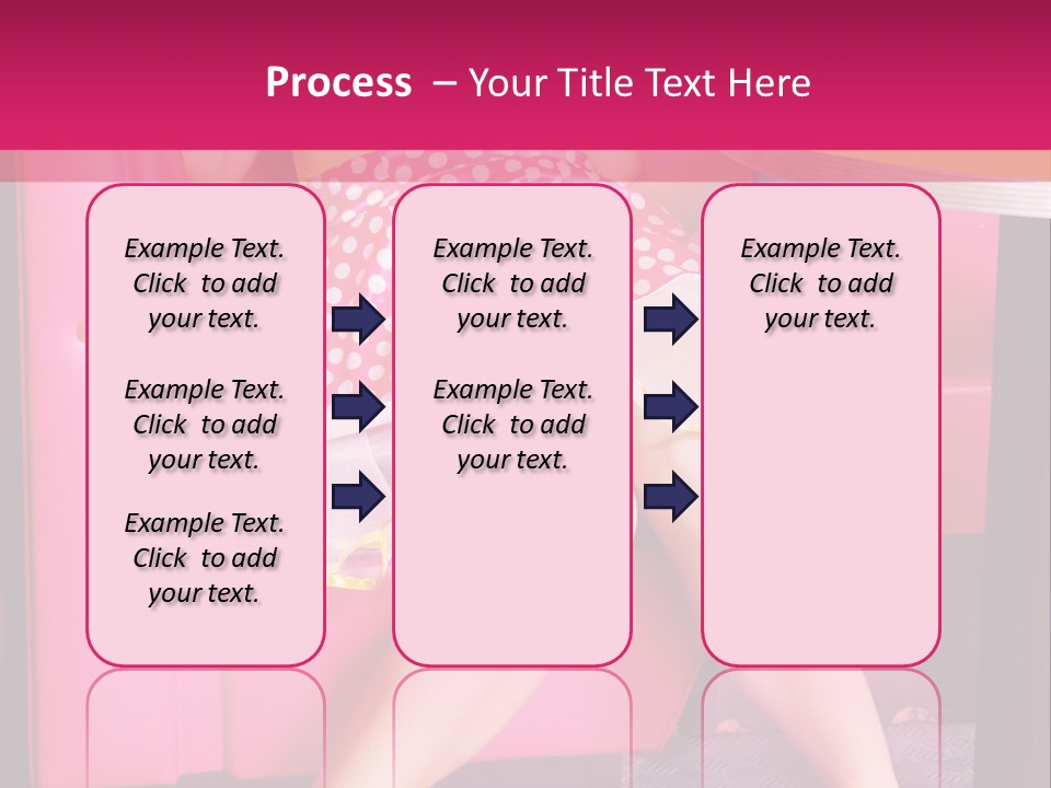 Infantile Woman Diner PowerPoint Template