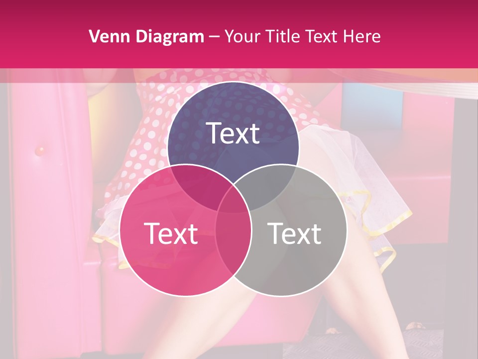 Infantile Woman Diner PowerPoint Template