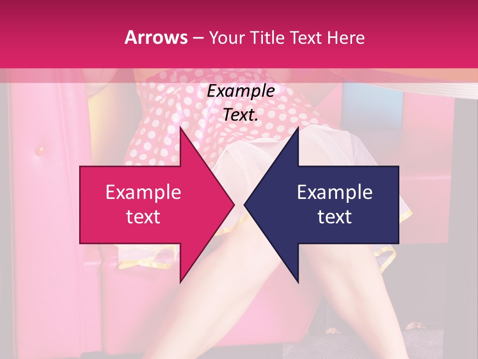 Infantile Woman Diner PowerPoint Template